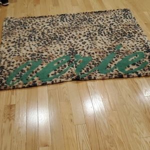 Aerie leopard print blanket